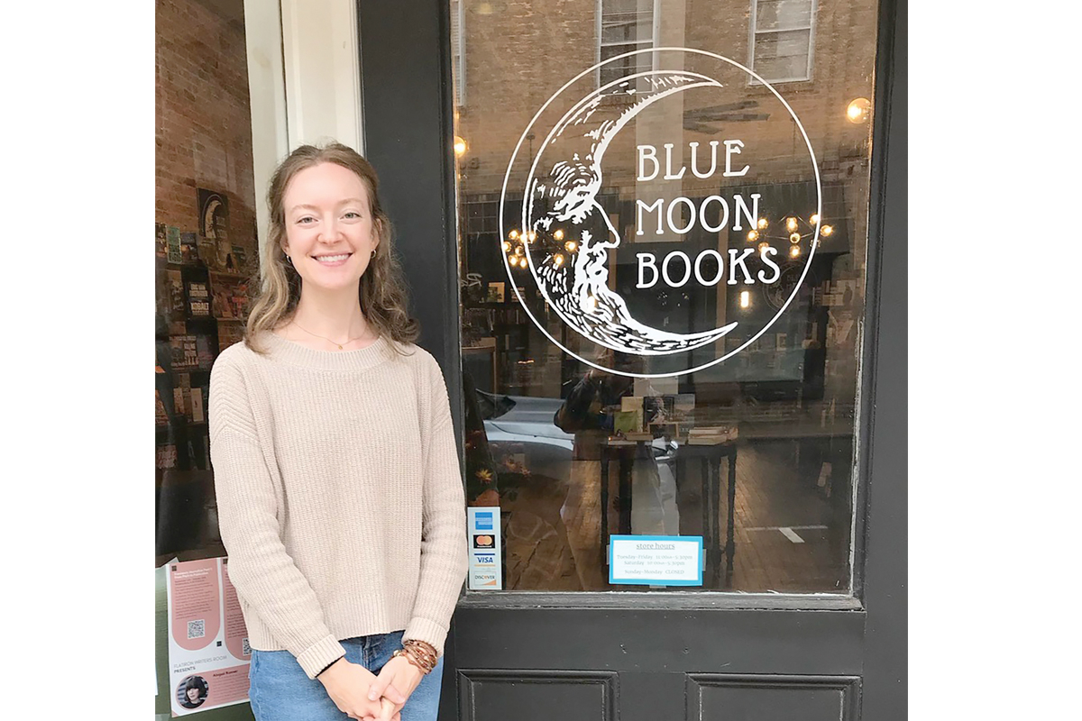 Rachel Sease, a longtime employee of Blue Moon, purchased the downtown Canton bookstore. 