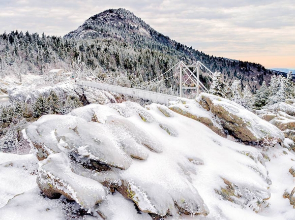 Grandfather Mountain experienced a temperature range of 83.8 degrees last year, including a low of -6.64 on Jan. 19. Skip Sickler/Grandfather Mountain Stewardship Foundation photo
