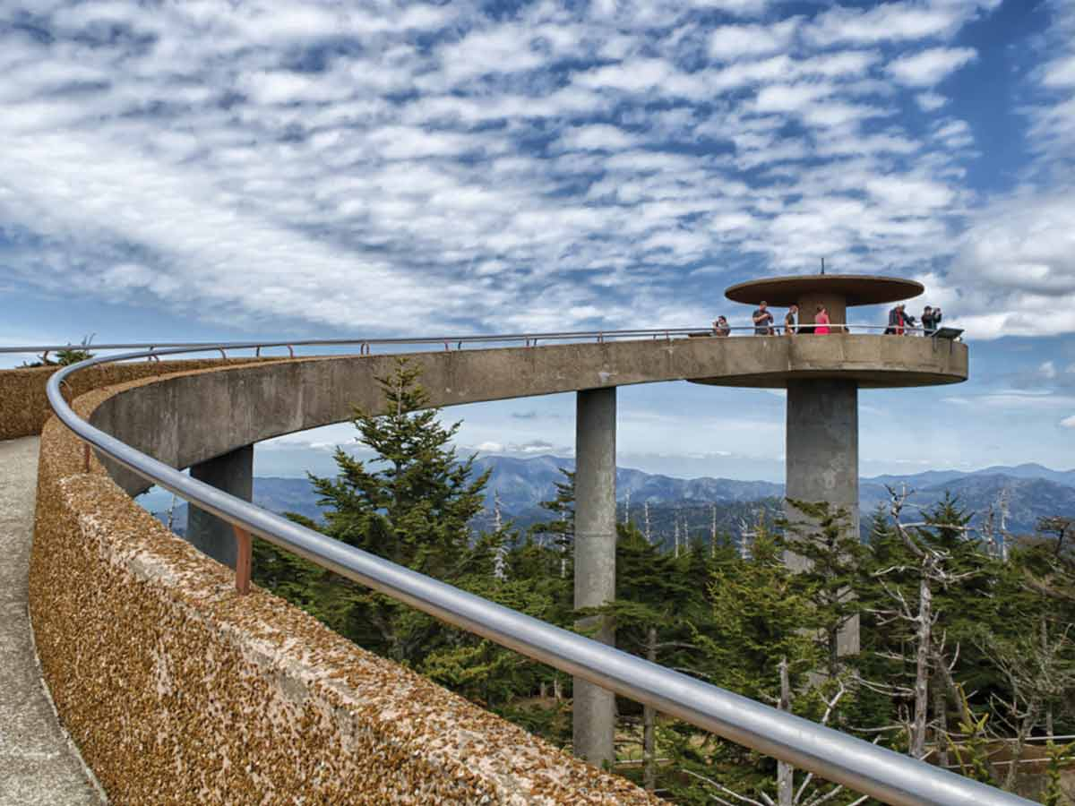 Clingmans Dome is the highest point in the Great Smoky Mountains National Park. NPS photo