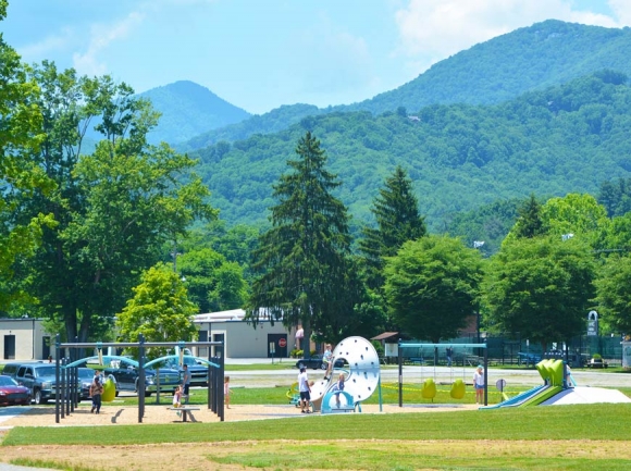 The All Abilities Playground in Waynesville is now open. Cory Vaillancourt photo