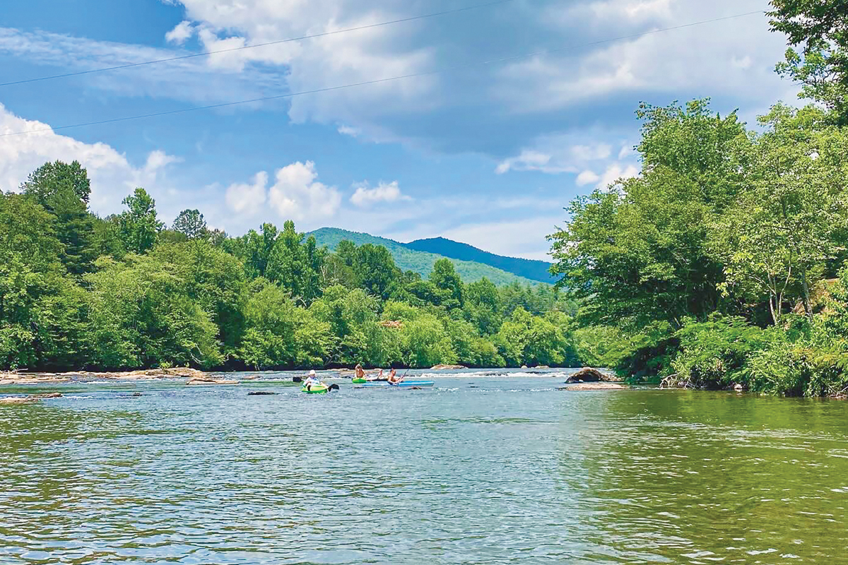 Rivers in Western North Carolina, although normally peaceful, are prone to flash flooding. Hannah McLeod photo