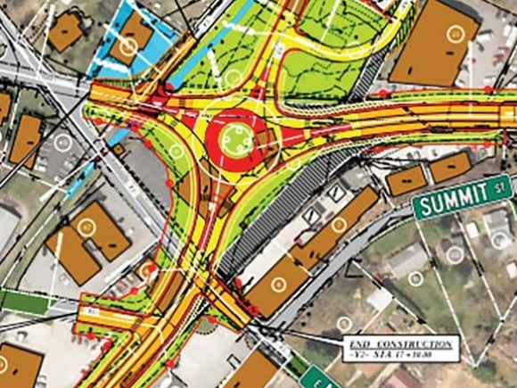 Roundabout for Walnut Street?