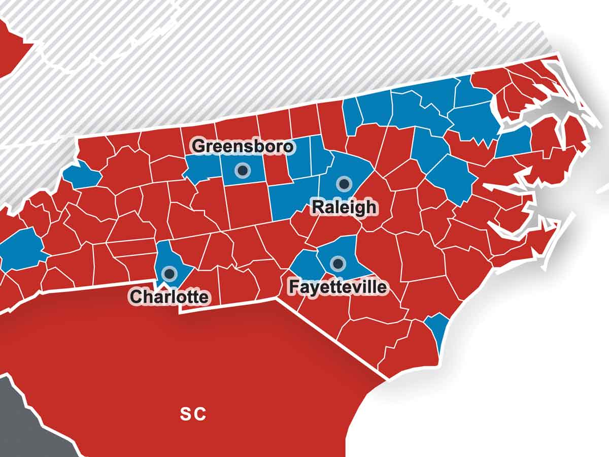 The results of the congressional races came in at an even 7-7 with Democrats and Republicans claiming an equal number of seats.