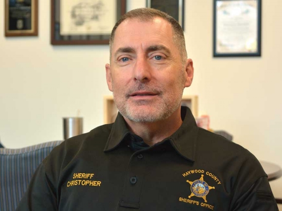 Haywood County Sheriff Greg Christopher will seek another four-year term. Cory Vaillancourt photo