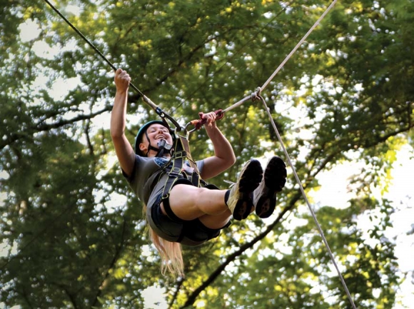 SEE Adventure Camp attracts blind teens from across the country for a week of zip-lining, hiking and whitewater rafting. 