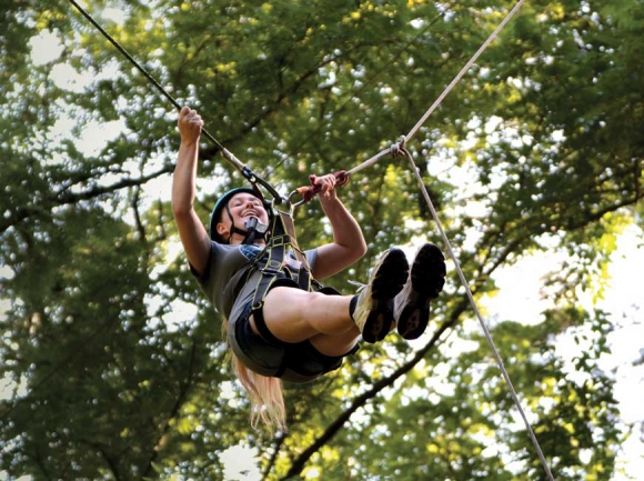 SEE Adventure Camp attracts blind teens from across the country for a week of zip-lining, hiking and whitewater rafting.
