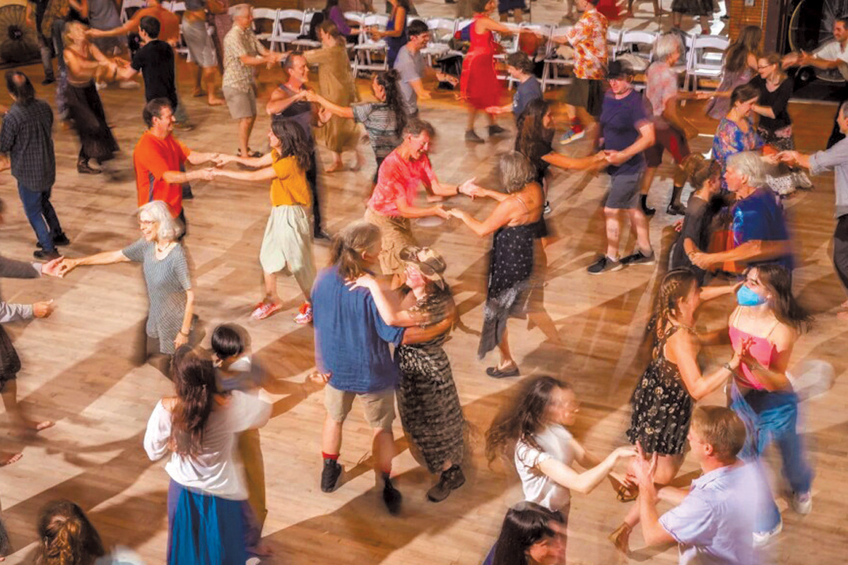 Old-time community dance