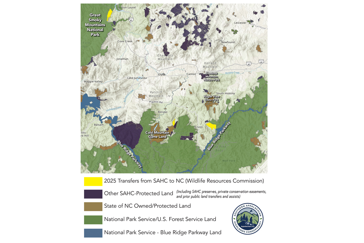 Over 1,000 acres protected in Haywood County