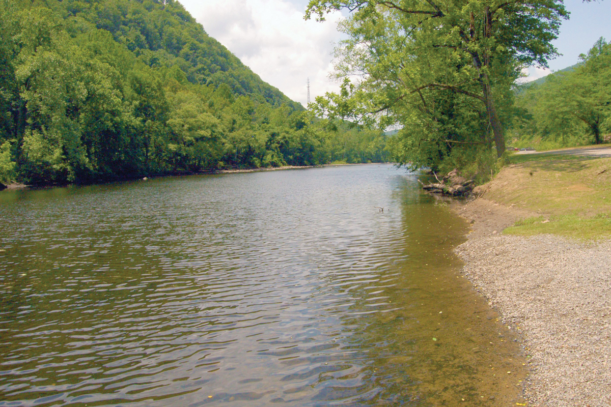 The Pigeon River has been the site of two separate cleanups that involve the EPA. File photo